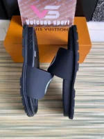 LV slippers Black8 - Image 4