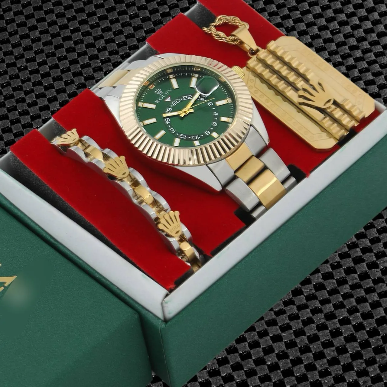 rolex (3) 3 IN 1 Original Rolax Watch - Image 1