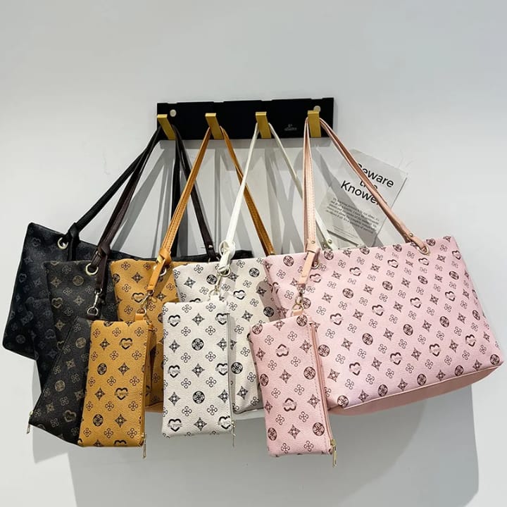 2674f9d5-27f2-4c4a-8542-d16fb41ef4fd Women’s Tote and Purse Set - Image 1