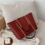 Women’s Tote Bag with Chain Handles - Image 4