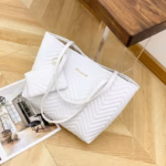 Women’s Two-Piece Chevron-Pattern Bag Set - Image 3