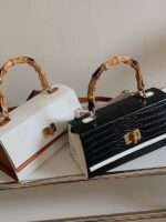 Women’s Bamboo-Handle Handbag
