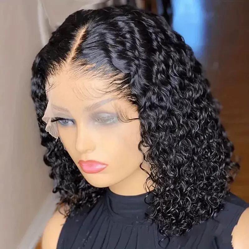 94082453-F334-43FF-8F49-D60C127B2524 Curly Bob Wig - Image 1