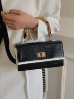Women’s Bamboo-Handle Handbag - Image 5