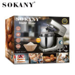 Sokany 8l Professional Rotating Stainless Steel Bowl Heavy Duty Stand Food Mixer