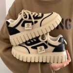 Women’s Chunky-Sole Lace-Up Sneakers - Image 2