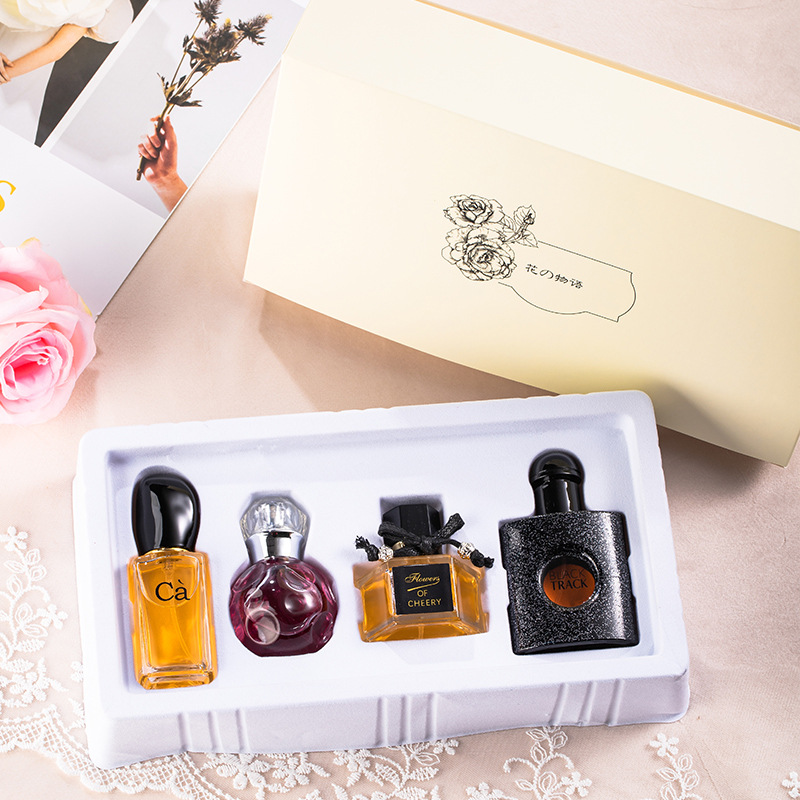 3LLL 4 IN 1Midnight Rose Women's Perfume Four-Piece Set, Long-Lasting Fresh Floral and Fruity Fragrance - Image 1