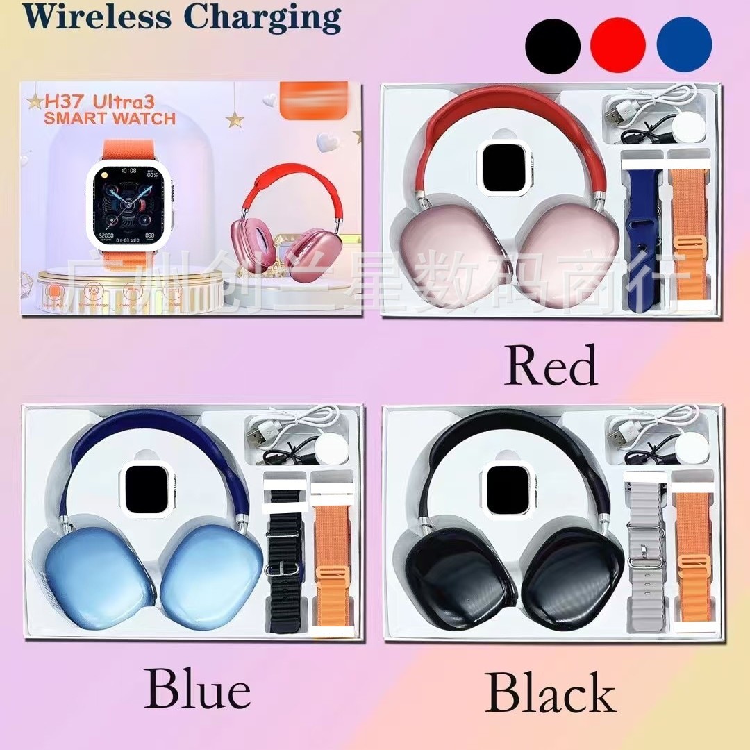 70 H37 Ultra 3 Smart Watch with Headset - Image 1