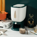 10KG Rice Dispenser Large Grain Container Storage with Lid - Image 2