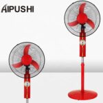 Solar Rechargeable Pedestal Fan with Battery - Image 3