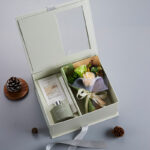 Bible Verses Set Corporate Gift Set Bouquet Gift Private Label Flower Rose Soap Flower Reed Diffuser Gift Box