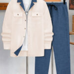 Men's Slim Fit Suit Set Casual