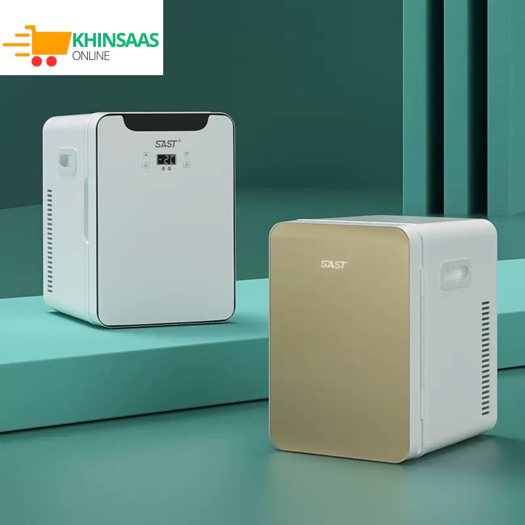 E22B33AE-7468-489D-8795-E0318DFEE714 Mini Fridge with Adjustable Temperature LED Display Frost-Free Thermoelectric Cooling - Image 1