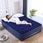 Double Capacity Modern Three-Layer PVC Inflatable Mattress Foldable Air Cushion Bed for Outdoor Camping - Image 3