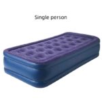 Double Capacity Modern Three-Layer PVC Inflatable Mattress Foldable Air Cushion Bed for Outdoor Camping - Image 4