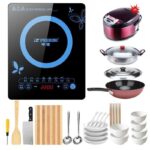 PESKOE Induction Cooker, Rice Cooker and Cookware Set