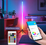 RGB Corner Floor Lamp with App and Remote Control