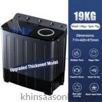 Twin-Tub Washing Machine – 12kg Wash, 7kg Spin