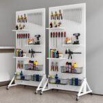 Floor-Standing Metal Pegboard Display Stand – 30 Sizes