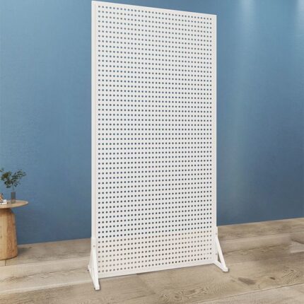 Floor-Standing Metal Pegboard Display Stand – 30 Sizes