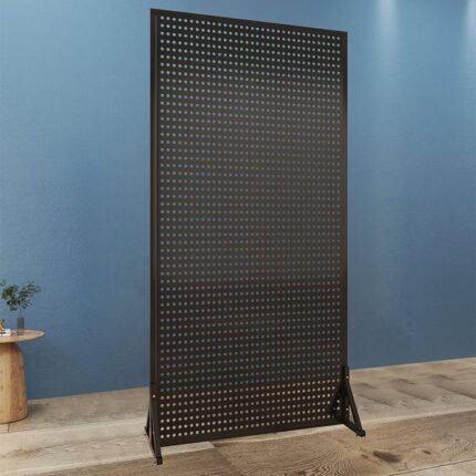 Floor-Standing Metal Pegboard Display Stand – 30 Sizes