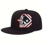 Graphic Flat-Brim Snapback Cap – 6 Styles - Image 5
