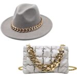 Purse With Hat Fedora - Image 4