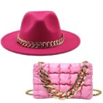 Purse With Hat Fedora - Image 2