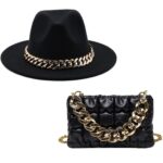 Purse With Hat Fedora