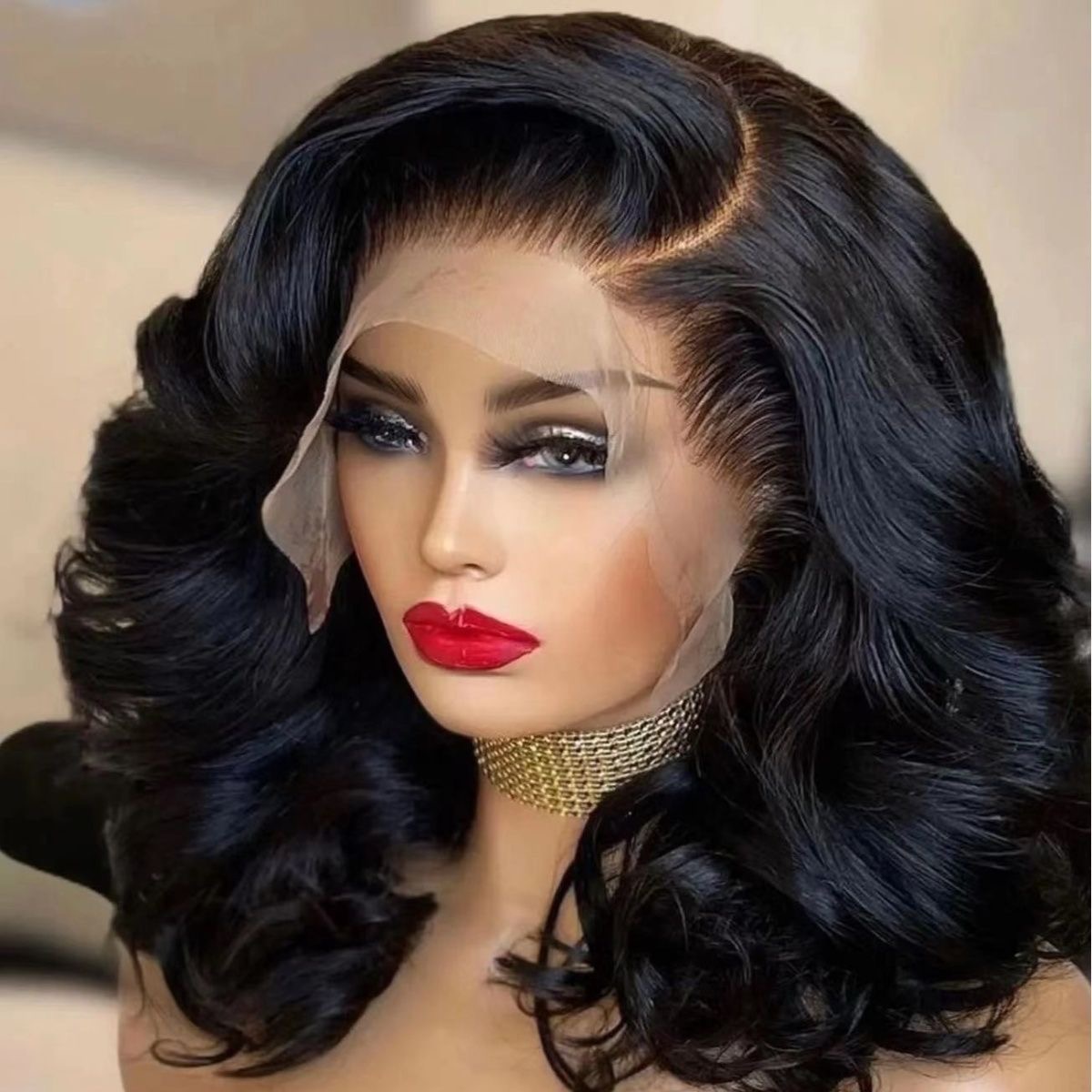 IMG_7372 Short Curly Hair Body Bob - Image 1