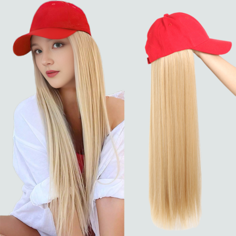 Women Long Straight Cap Wig