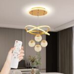 Ring Pendant Ceiling Light – Black - Image 2