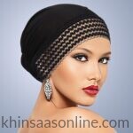 Lace Trim Head Wrap Hat