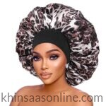 Leopard Satin Hair Bonnet