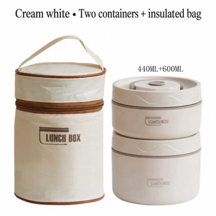 Stackable Lunch Box Containers with Carry Bag product photograph