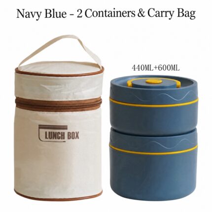 Stackable Lunch Box Containers with Carry Bag product photograph