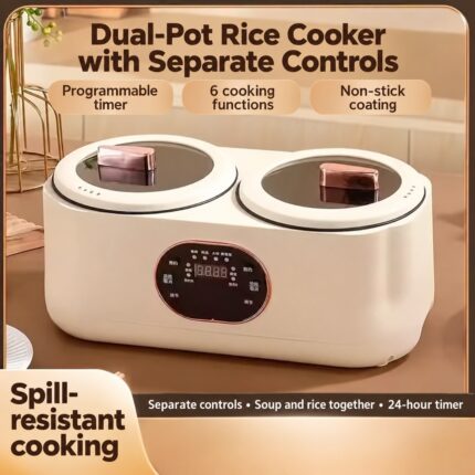 Dual-Pot Electric Rice Cooker product photograph