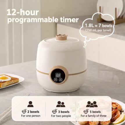 Compact Electric Rice Cooker product photograph