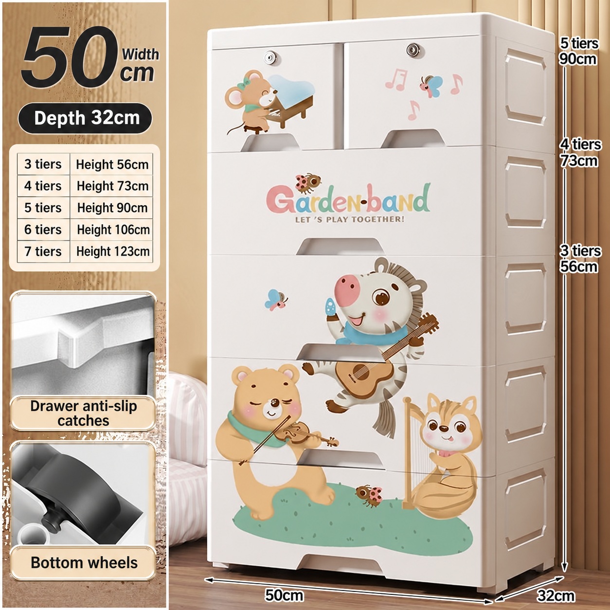 Children&rsquo;s Decorative Storage Wardrobe