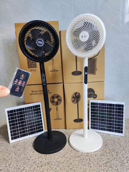 Solar Rechargeable Pedestal Fan product photograph