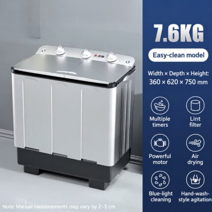 7.6kg Top-Loading Washing Machine product photograph