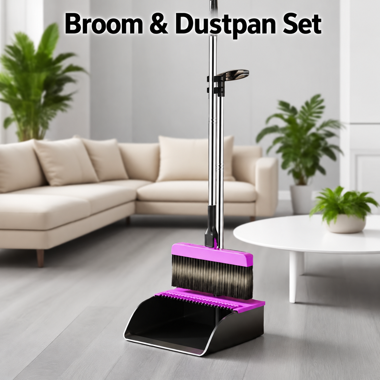khinsaas-product-53520-english Broom and Upright Dustpan Set – Purple