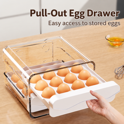 Stackable Refrigerator Egg Drawer
