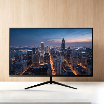 Supplier photograph of desktop computer monitor with stand