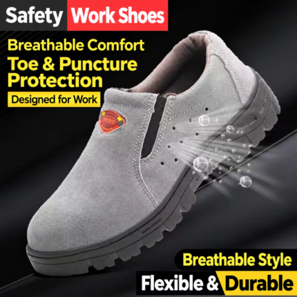 Slip-On Work Shoes with Insoles – Sizes 38–45
