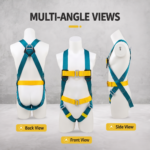 Five-Point Work Harness – Detachable Buffered Lanyard Options