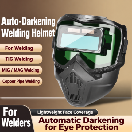 Auto-Darkening Full-Face Welding Helmet – Black