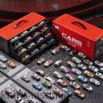 48-Piece Toy Car Collection with Storage Case - Image 2