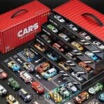 48-Piece Toy Car Collection with Storage Case - Image 3