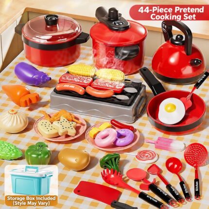 Pretend cooking toy set — English package information